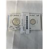 Image 3 : 1968 CANADIAN COINS LAST REGUAR ISSUE SILVER 25 CENT AND 10 CENT PLUS 5 CENT AND 1 CENT .800 SILVER