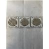 Image 1 : 3 CANADIAN CENENNIAL DOLLARS 1970 MANITOBA, 1971 BC, 1973 PEI