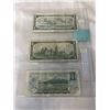 Image 2 : LAST 3 ISSUES CANADIAN $1 BILLS 1954, 1967 CENTENNIAL, 1973 LAST ISSUE
