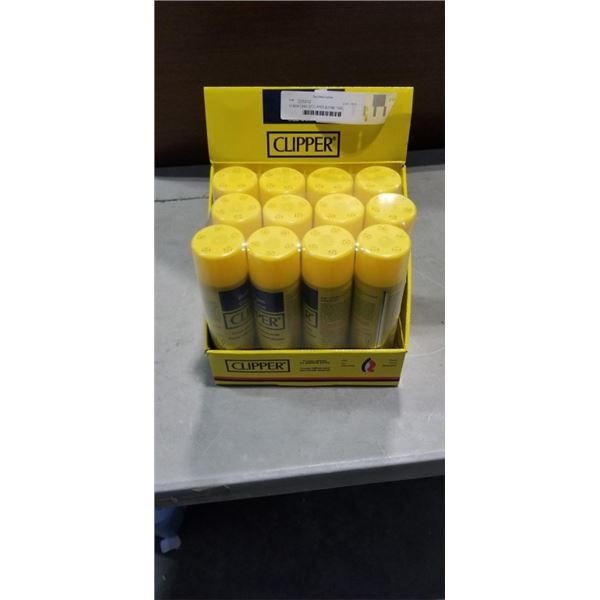 12 NEW CANS OF CLIPPER BUTANE FUEL