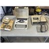 Image 1 : LANIER/EDISETTE TAPE RECORDE, MAJESTIC 400 TYPEWRITE AND DESKTOP CALCULATOR