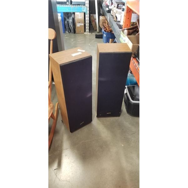 PAIR OF SANYO ADB949 FLOOR SPEAKERS