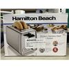 Image 2 : HAMILTON BEACH 2 SLICE MODERN CHROME TOASTER - TESTED WORKING