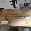 Image 2 : BLACK MONITOR RISER, BLACK UNDER DESK LEG CLAMP PC MOUNTAND WHITE PROJECTOR CEILING MOUNT