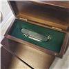 Image 2 : 5 NEW POCKET KNIVES WITH WOOD CASES