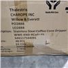 Image 2 : WILLOW AND EVERETT STAINLESS STEEL COFFEE CONE DRIPPER, CASE OF 48PCS