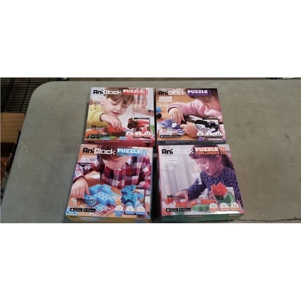 NEW ANIBLOCK PUZZLE CHALLENGER, SET OF LEVEL 1-4