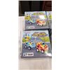 Image 2 : 4 PREXTEX 2 IN 1 CARTOON POLICE AND RACE CAR SETS