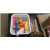 Image 2 : 3 NEW RING TOSS SHOT GAMES, EASY FILL BALLOONS AND BUBBLE GUNS