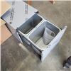 Image 2 : NEW MARINA BARON 2 BIN UNDER CABINET WASTE SYSTEM