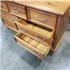 Image 2 : SOLID PINE SEVEN DRAWER DRESSER