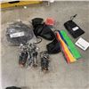 Image 1 : BIKE HELMET, WATER BOTTLE HOLDERS AND RESISTANCE BAND KITS