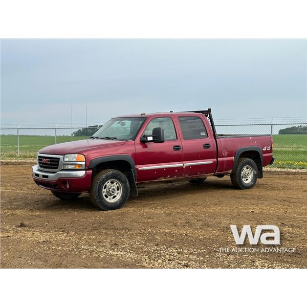 2006 GMC SIERRA 1500 SLE CREW CAB PICKUP