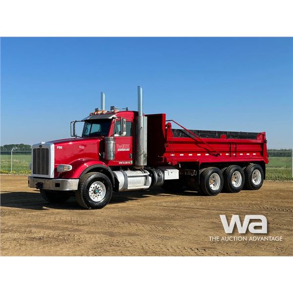 2014 PETERBILT 367 TRI DRIVE DUMP TRUCK