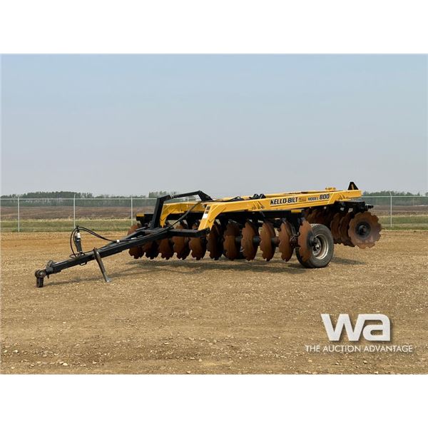 2019 KELLO-BILT 800 15 FT. OFFSET DISC