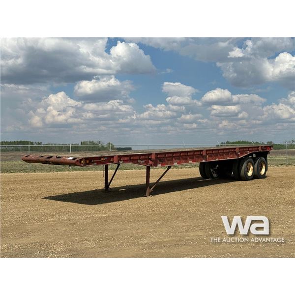 1979 WILLOCK 40 FT. T/A FLATBED OILFIELD TRAILER