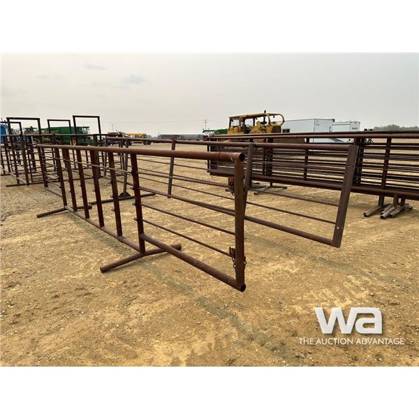 (1) 24 FT. CREEP FEEDER PANEL & (1) DAMAGED PANEL