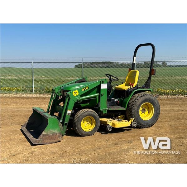 2000 JOHN DEERE 4100 MFD UTILITY TRACTOR