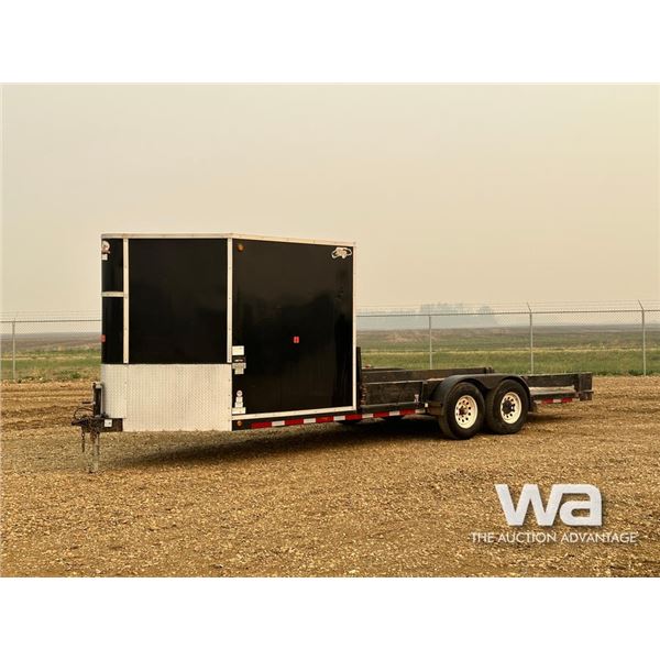 2012 CJAY 26 FT. FLATDECK COMBO ENCLOSED TRAILER