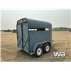 Image 3 : SINGLE HORSE T/A LIVESTOCK TRAILER