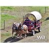 Image 13 : HORSE DRAWN SIX SEAT WAGON WITH CANVAS COVER