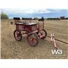 Image 3 : HORSE DRAWN RED STEEL BUGGY
