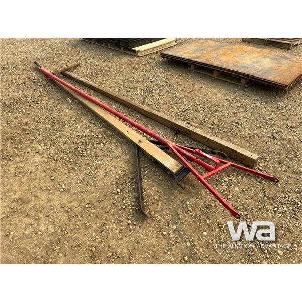 (3) HORSE DRAWN EQUIPMENT POLES
