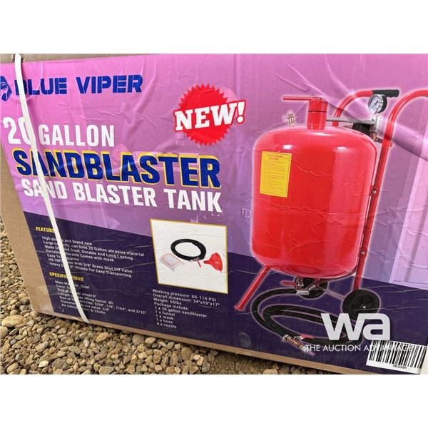 20 GALLON SAND BLASTER TANK