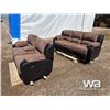 Image 1 : RECLINING SOFA AND LOVESEAT