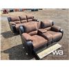 Image 2 : RECLINING SOFA AND LOVESEAT
