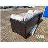 Image 4 : SECTIONAL SOFA IN IVORY POLYESTER