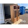 Image 2 : OAK CURIO CABINETS 2 PCS
