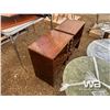 Image 2 : (2) WOODEN SIDE TABLES