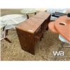 Image 4 : (2) WOODEN SIDE TABLES