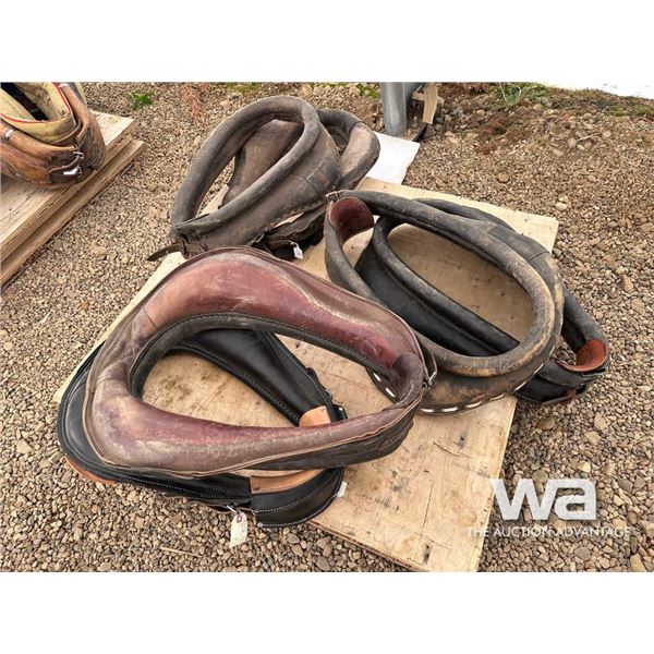 (6) HORSE COLLARS