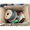 Image 10 : PARTS BINS, QTY OF SCREWS, FUNNELS, WIRE