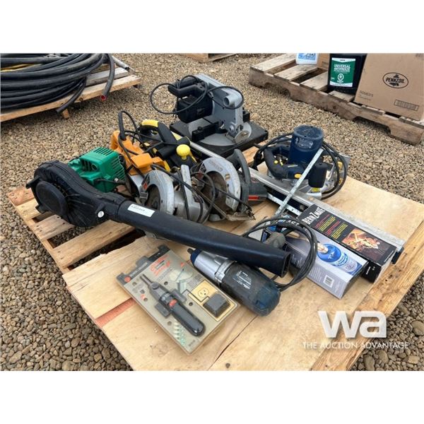 SKILL SAWS, ROUTER, BLOWER, IMPACT TOOL