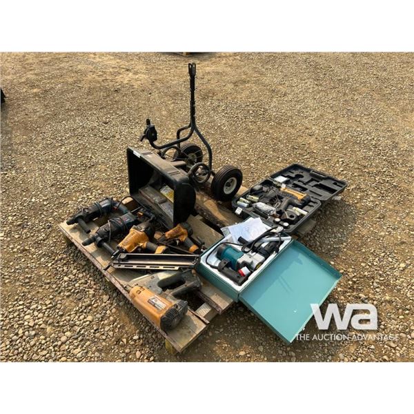 PALLET OF MISC. SHOP TOOLS