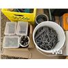 Image 7 : PALLET OF NAILS, SCREWS, ASSORTED TOOLS