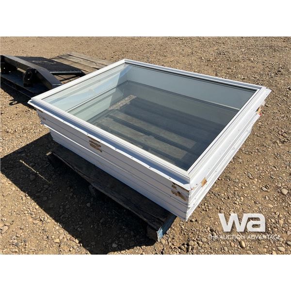 (2) 4 X 3 FT. WINDOWS