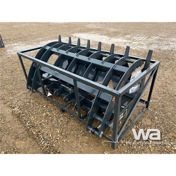 TMG 72 IN. SKID STEER ROOT RAKE GRAPPLE ATTACHMENT