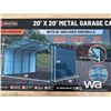 Image 1 : TMG 20 X 20 FT. METAL GARAGE CARPORT SHED
