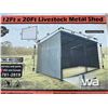 Image 1 : TMG 12 X 20 FT. LIVESTOCK METAL SHED