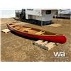 Image 2 : RESTORED ANTIQUE BIRCH BARK CEDAR STRIP CANOE