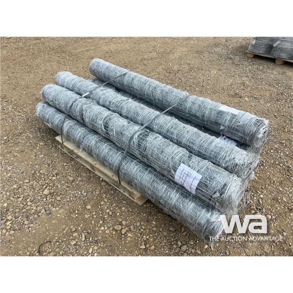 (8) ROLLS OF 6.5 X 165 FT. METAL MESH FENCING