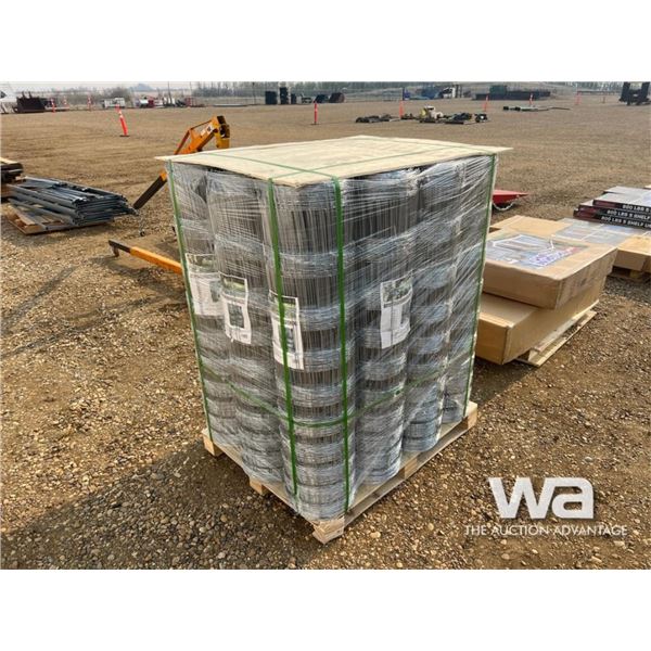 (12) 330 FT. X 4 FT. GALVANIZED WIRE FENCING ROLLS
