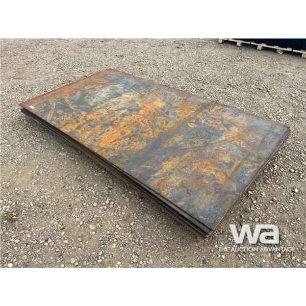 (10) 47.5 X 87 IN. PLATE STEEL
