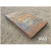 Image 3 : (10) 47.5 X 87 IN. PLATE STEEL