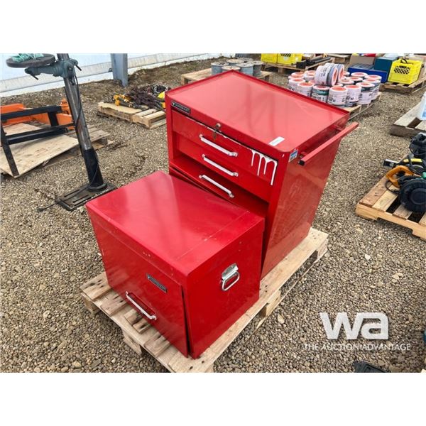 MASTER CRAFT RED TOOL CHEST, QTY OF TOOLS
