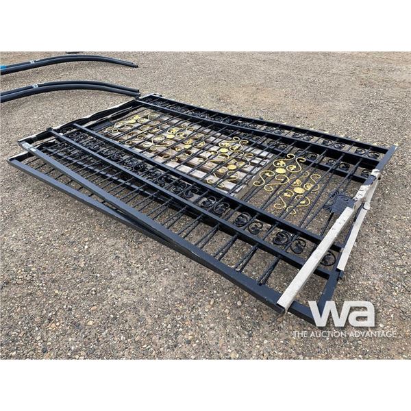 20 FT. BI-PARTING WROUGHT IRON GATE